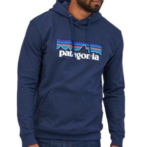 Patagonia P-6 Logo Uprisal Hoody -Navy Blue Medium